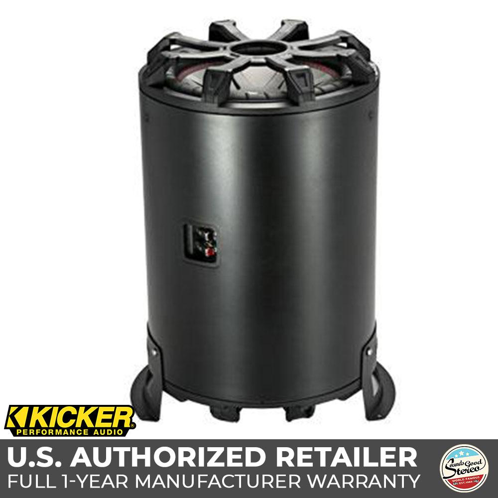Kicker CWTB10 Loaded 10-inch Tube Style Passive Reflex Marine-Grade Enclosure - 2 Ohm Final