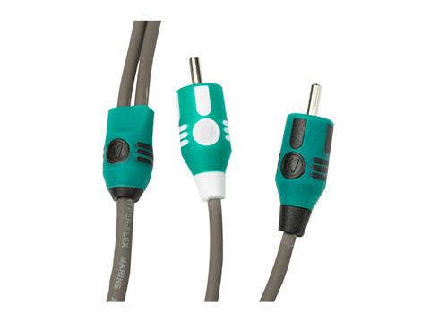 Kicker KMI3 KM Series 3-meter Marine Signal RCA Cable