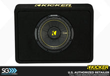 Load image into Gallery viewer, Kicker 44TCWC102 CompC Series 10-inch Ported Loaded Enclosure - 2 Ohm Final