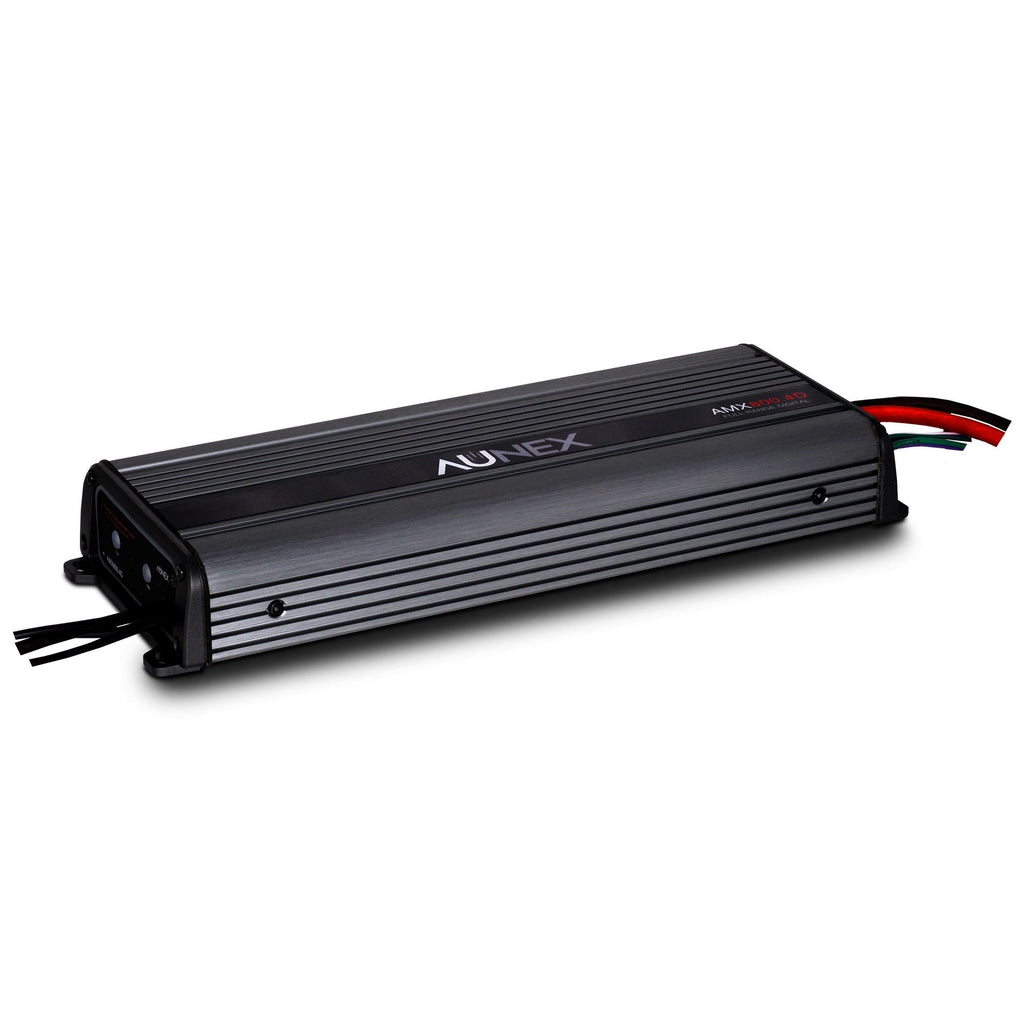 Aunex AMX 800.4D AMX Series IPX67 Marine Powersports 800wrms 4-Channel Amplifier