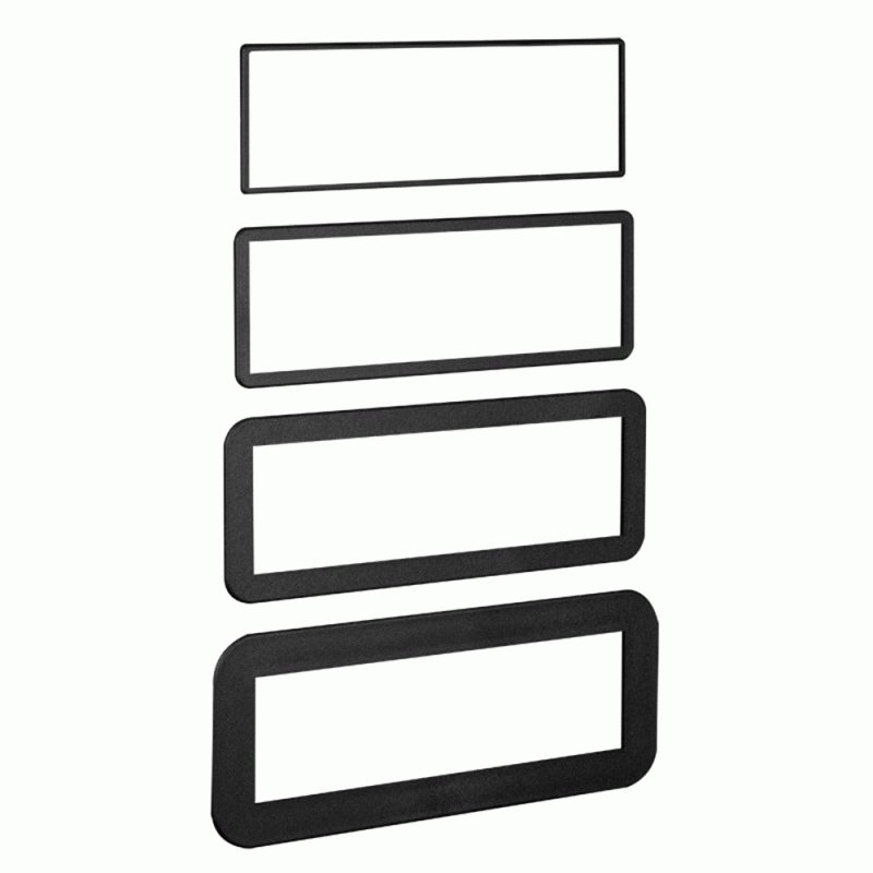 Metra 89-30-0900 4 Pack Single-DIN Trim Rings