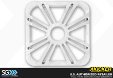 Load image into Gallery viewer, Kicker 11L712GLW LED 12-inch White Subwoofer Grille for Square Subwoofer 11S12L7 or 44L7S12