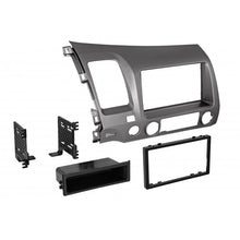 Load image into Gallery viewer, Best Kits BKHONK838 2006-2011 Honda Civic Gun Metallic Single ISO w/Pocket or Double Din - Taupe