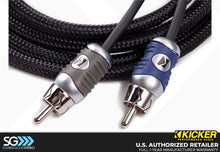 Load image into Gallery viewer, Kicker 46QI26 Q-Series 6-Meter 2-channel Balanced RCA Cable Interconnects