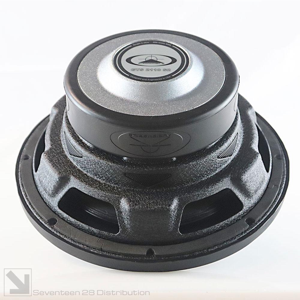 Audiomobile GTS 2110 "21" Series Low-Profile 10" Single Voice Coil Subwoofer - Single 4 Ohm