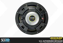 Load image into Gallery viewer, Kicker CWC12 CompC Series 12-inch 300w Subwoofer - Single 4 Ohm