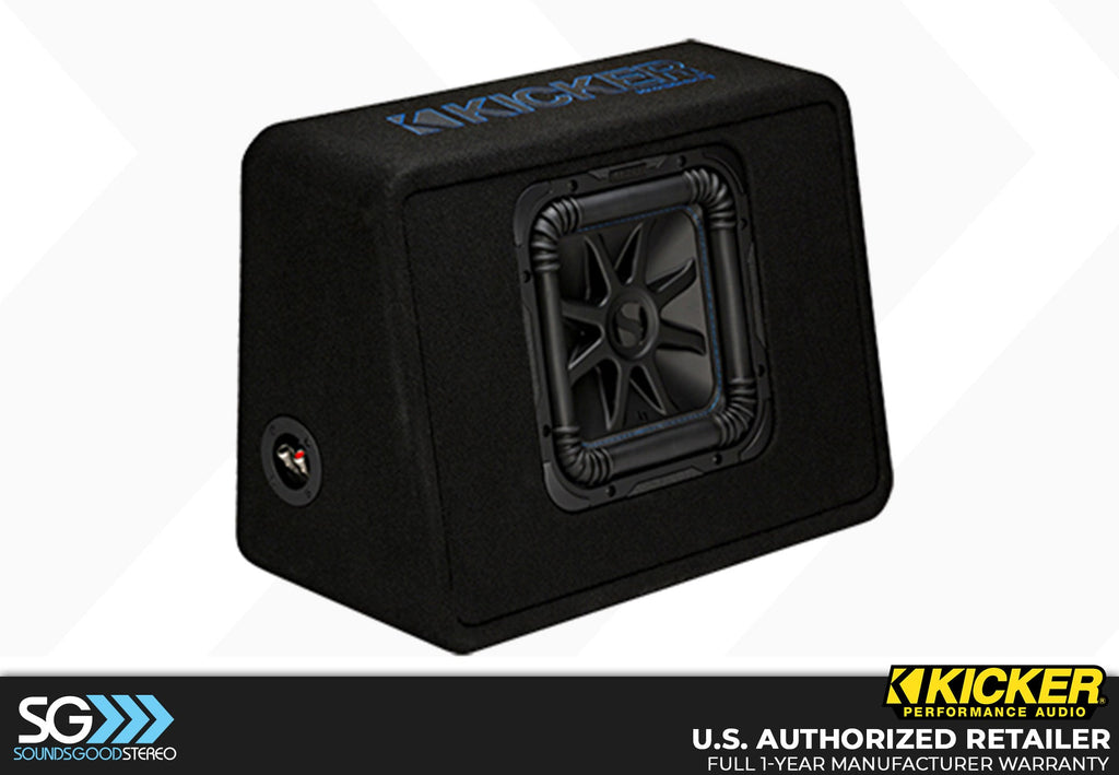 Kicker 44TL7S102 L7S 10-inch Loaded Vented Thin-Profile Subwoofer Enclosure - 2 Ohm Final