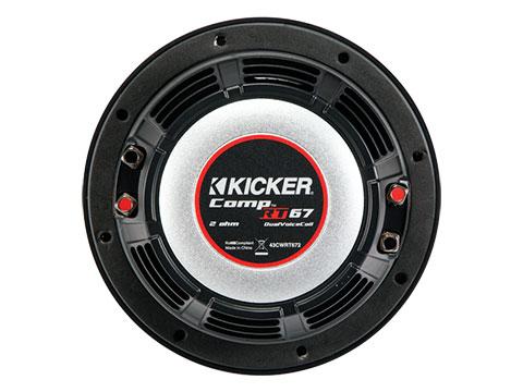 Kicker CWRT67 CompRT Series Shallow Mount 6.75-inch 150w Subwoofer - Dual 2 Ohm