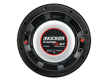 Load image into Gallery viewer, Kicker CWRT67 CompRT Series Shallow Mount 6.75-inch 150w Subwoofer - Dual 2 Ohm