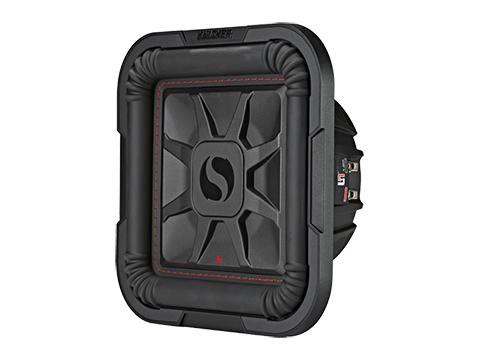 Kicker L7T10 High-Performance 10-inch Shallow Mount Square Subwoofer - Dual 4 Ohm