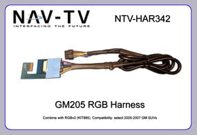 Nav-TV - NTV-HAR342 - RGB-GM205 Harness