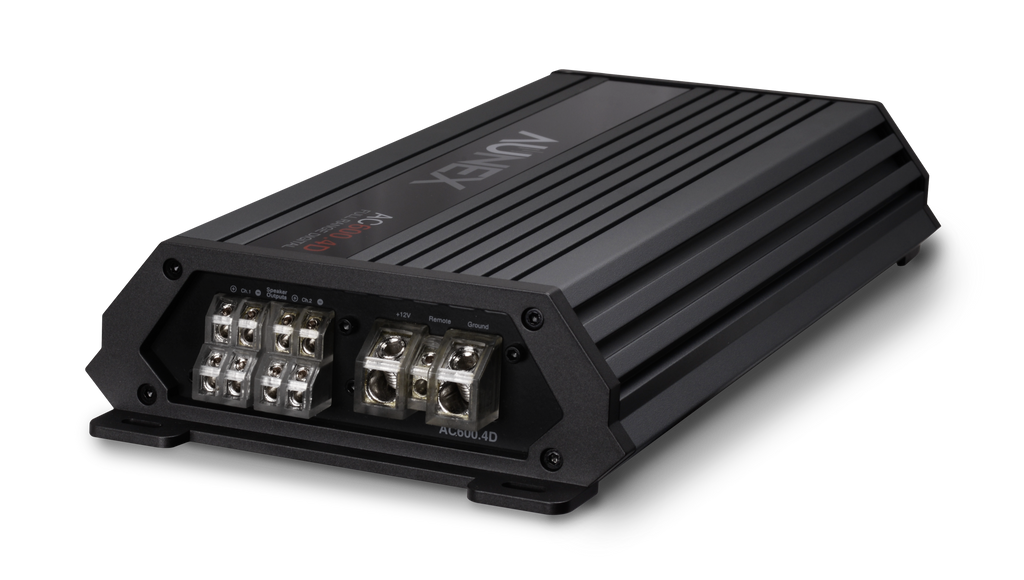 Aunex AC 600.4D AC Series 600wrms 4-Channel Compact Amplifier
