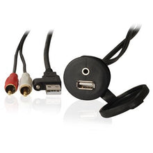 Load image into Gallery viewer, Fusion Marine Panel Mount USB / 3.5mm Headphone Jack