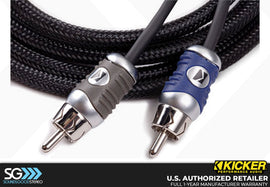 Kicker 46QI44 Q-Series 4-Meter 4-channel Balanced RCA Cable Interconnects