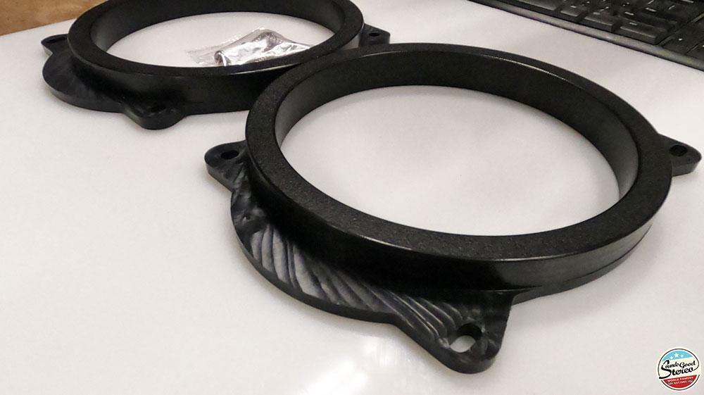 Custom Made Speaker Adapters - Front 6.5-inch Complete Kit - Compatible with 2012-2017 Toyota Camry/Avalon - Front 6.5-inch,Complete Kit