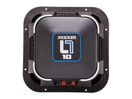Kicker Q-Class L7 Solo-Baric Square 10-inch High-Performance Subwoofer - Dual 2 Ohm