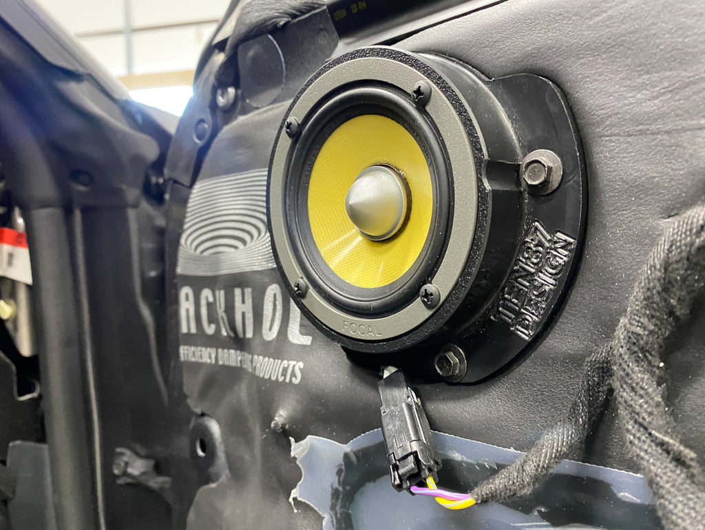 2015-2020 Ford Mustang Custom Mid-Range Adapter for Aftermarket Mid-Range Speakers