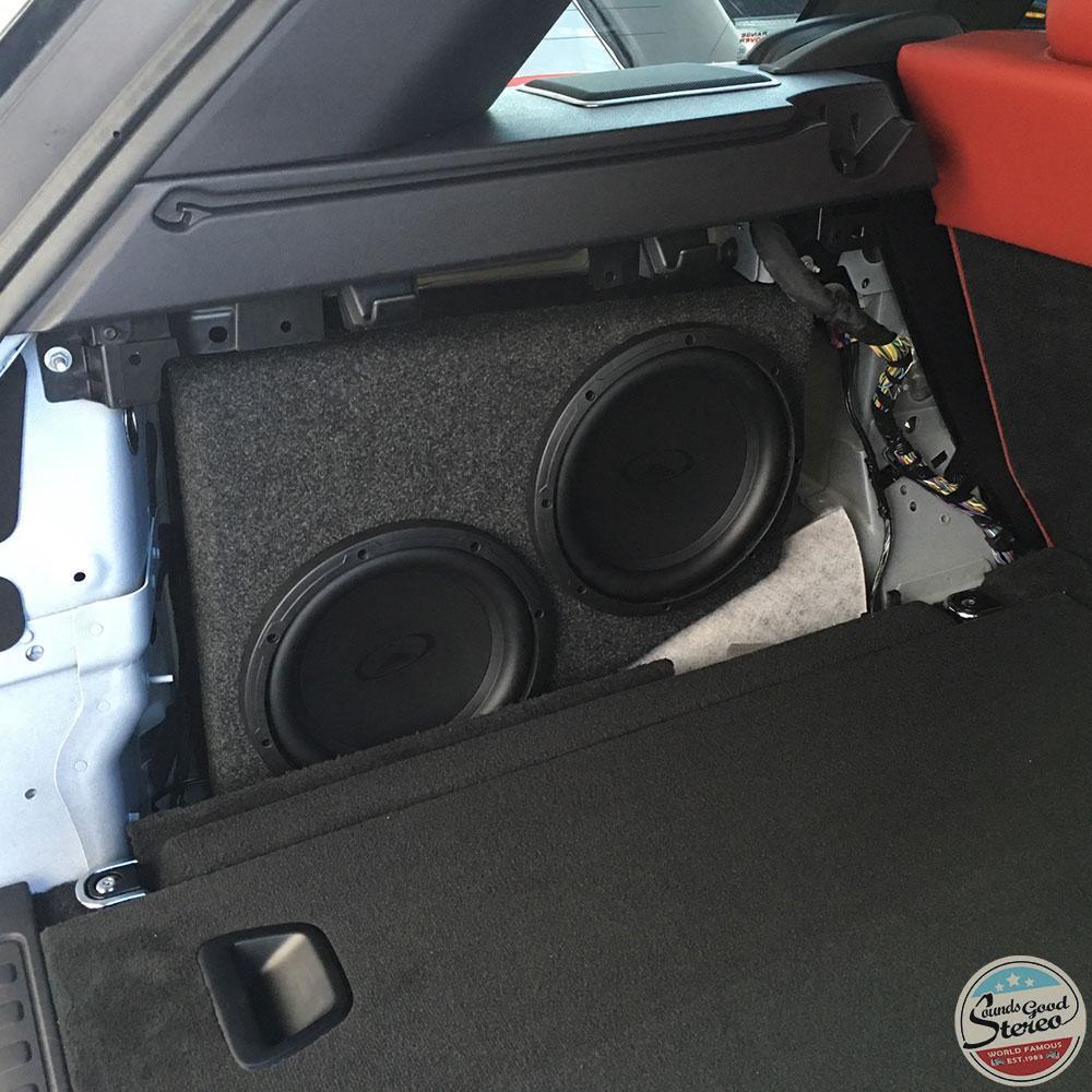 2014-2020 Range Rover Sport Custom Stealth Subwoofer Enclosure - Unloaded Enclosure for a single 10" Subwoofer