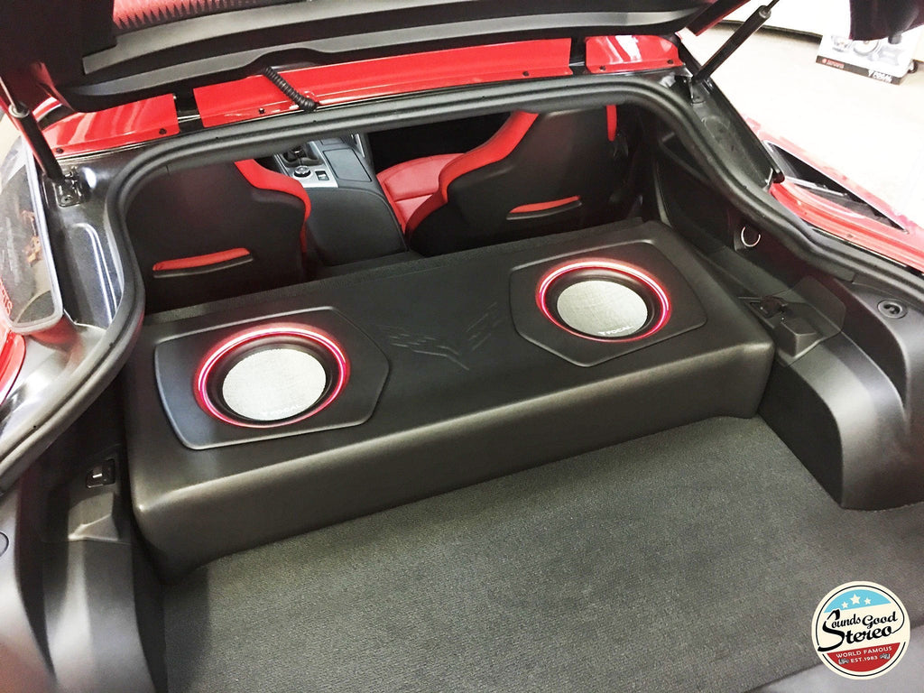 2014-2019 Chevrolet Corvette (C7) Custom Subwoofer Enclosure - Unloaded