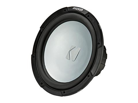 Kicker KM12 12-inch Marine Grade Subwoofers - Single 4 Ohm