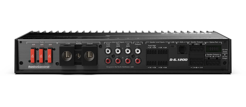 AudioControl D-6.1200 6 / 5 / 4 / 3 Channel Amp with Matrix DSP