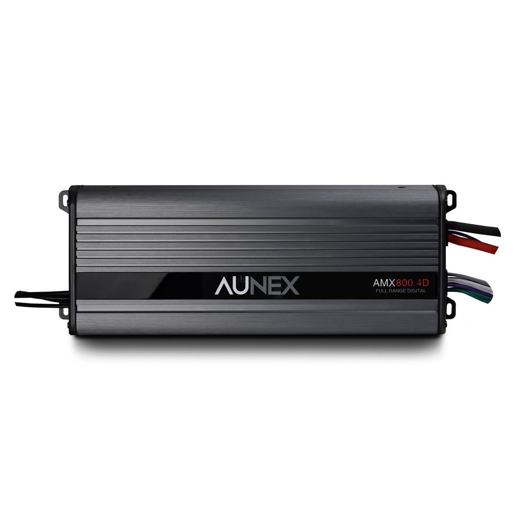 Aunex AMX 800.4D AMX Series IPX67 Marine Powersports 800wrms 4-Channel Amplifier