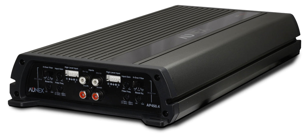 Aunex AP Series 450.4 Class AB 4-Channel 70x4 @4ohm RMS Amplifier