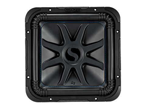 Kicker L7S12 Solo-Baric Square 12-inch High-Performance Subwoofer - Dual 2 Ohm