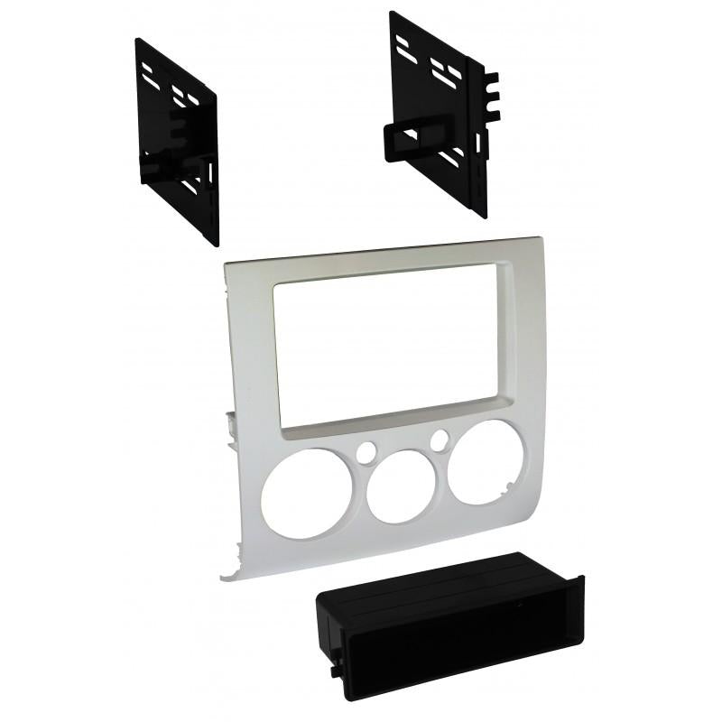 Best Kits BKMITK896B 2004-2012 Mitsubishi Galant Single ISO w/Pocket or Double Din - Satin Black