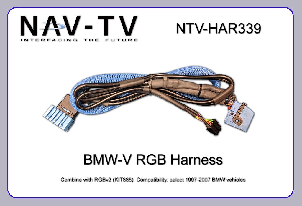 Nav-TV - NTV-HAR339 - BMW-V RGB Harness