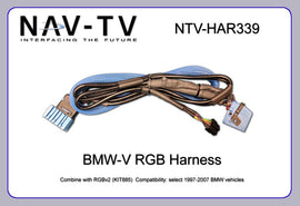 Nav-TV - NTV-HAR339 - BMW-V RGB Harness