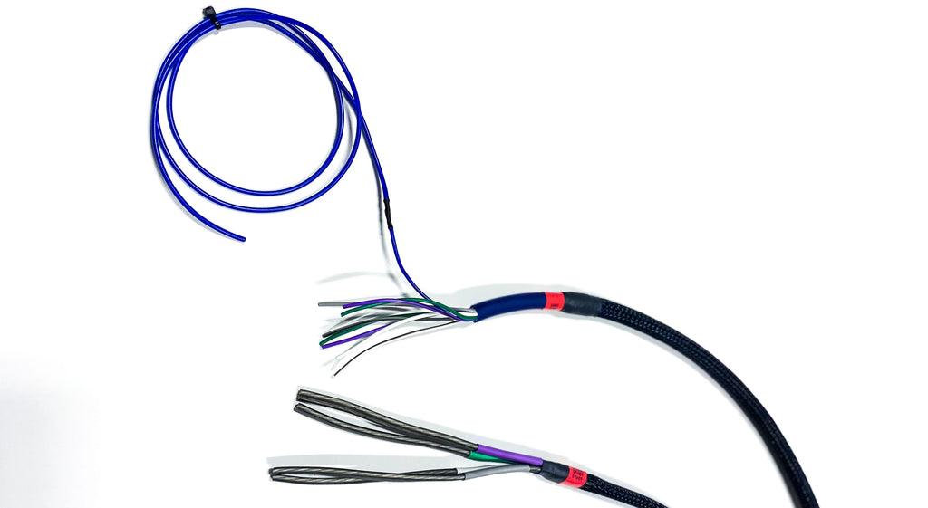Custom Radio Integration T-Harness for Base Model Vehicles - RCA Tips - Compatible with 2021+ Ford Vehicles - Speaker Wire