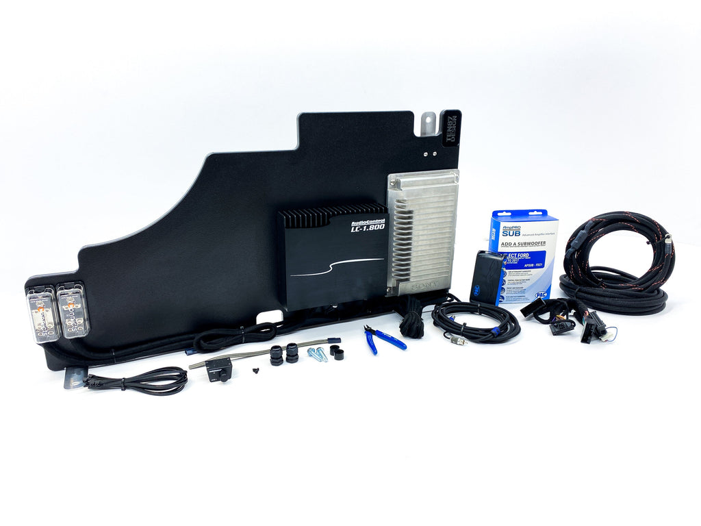 Audiocontrol LC-1.800 Loaded Amplifier Rack - 800wrms - Sony - For 2015-2022 Ford F-Series Trucks - Sony,800wrms