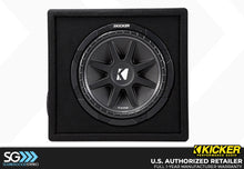 Load image into Gallery viewer, Kicker 43VC124 Comp Series 12-inch Loaded Subwoofer Enclosure - 4 Ohm Final