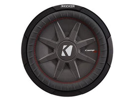 Kicker CWRT12 CompRT Series Shallow Mount 12-inch 500w Subwoofer - Dual 2 Ohm