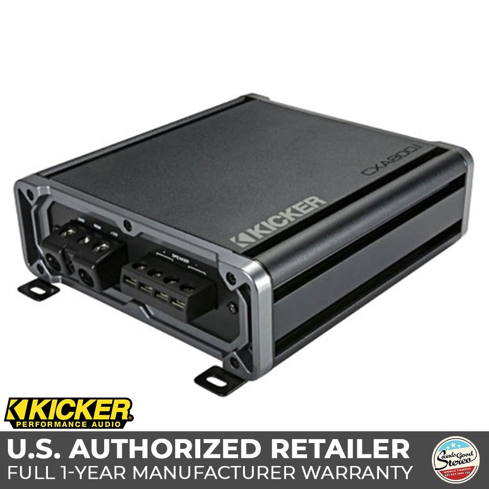 Kicker CXA800.1T CX Series HighPower 800W 1-channel Mono-Block Subwoofer Amplifier