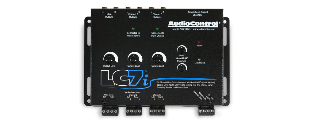 AudioControl LC7I 6 Ch Line Output Converter w / AccuBASS