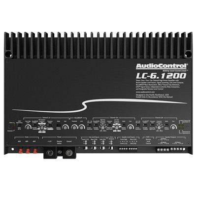 AudioControl LC-6.1200 High-Power Multi-Channel Amplifier w / AccuBASS