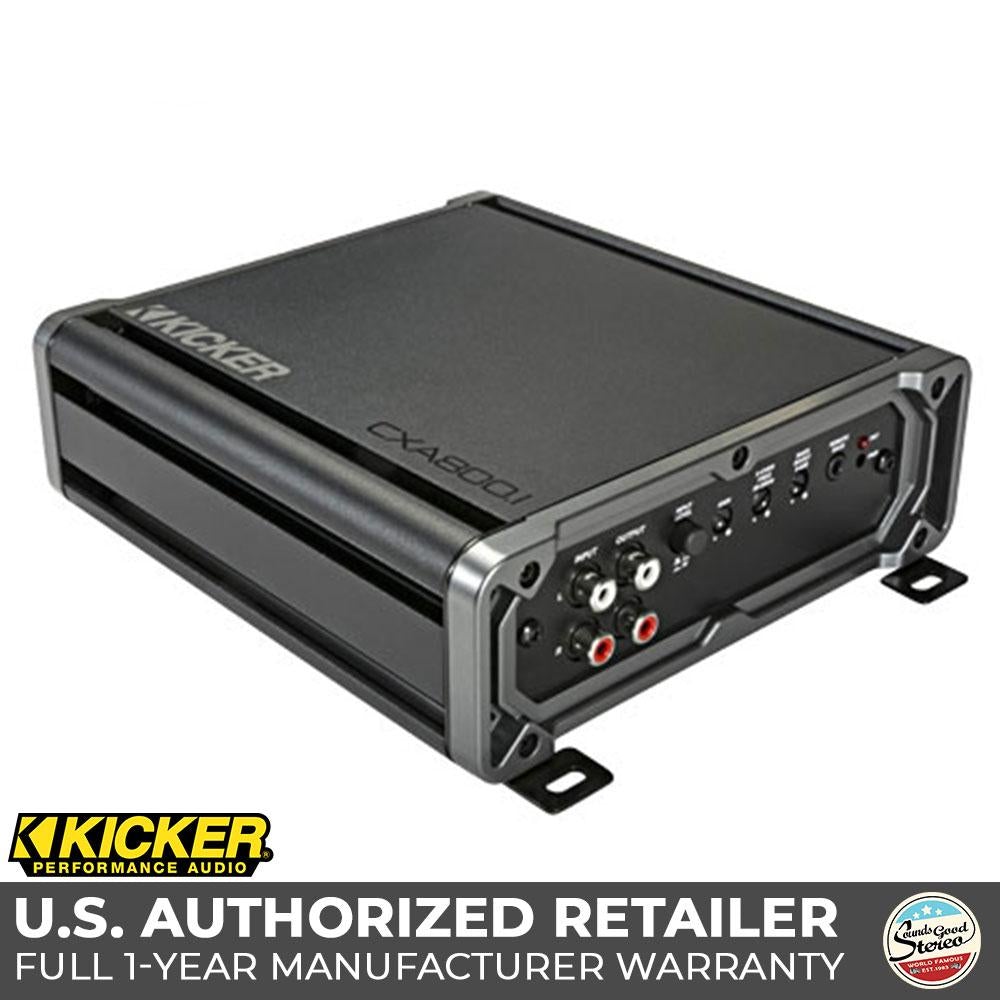 Kicker CXA800.1T CX Series HighPower 800W 1-channel Mono-Block Subwoofer Amplifier