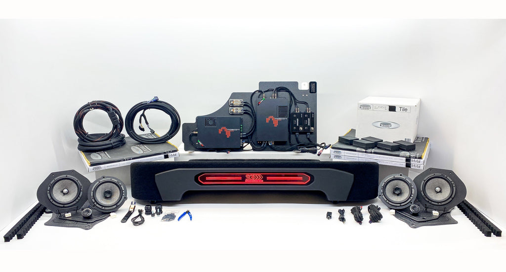 Plug & Play Ford SuperCab Non-Amplified F-Series Stereo Upgrade Package - Focal Access 2-Way Active - Mosconi One Class - Focal Access,Two 10-inch Focal Flax EVO Sealed,2-Way Active