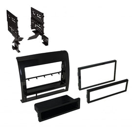 Best Kits BKTOYK973 2012-2015 Toyota Tacoma Single Din or ISO w/Pocket or Double Din - Metallic Graphite