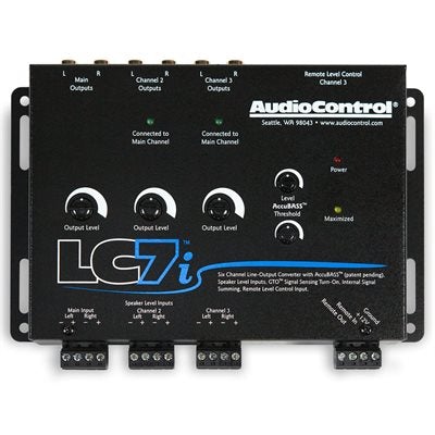 AudioControl LC7I 6 Ch Line Output Converter w / AccuBASS