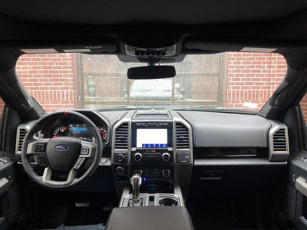 2015+ Ford F-Series & Expedition Max Custom Made 3-Way Component Speaker A-Pillars - Ebony (Black),Open Speaker Design