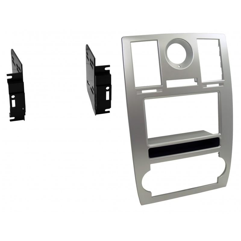 Best Kits BKCDK637 2005-2007 Chrysler 300 Dash Panel Double Din - Satin Black
