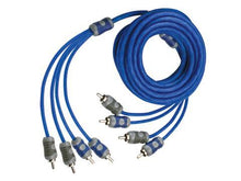 Load image into Gallery viewer, Kicker 46KI46 K-Series 19.8ft/6m 4-channel Balanced Twisted RCA Cable Interconnects