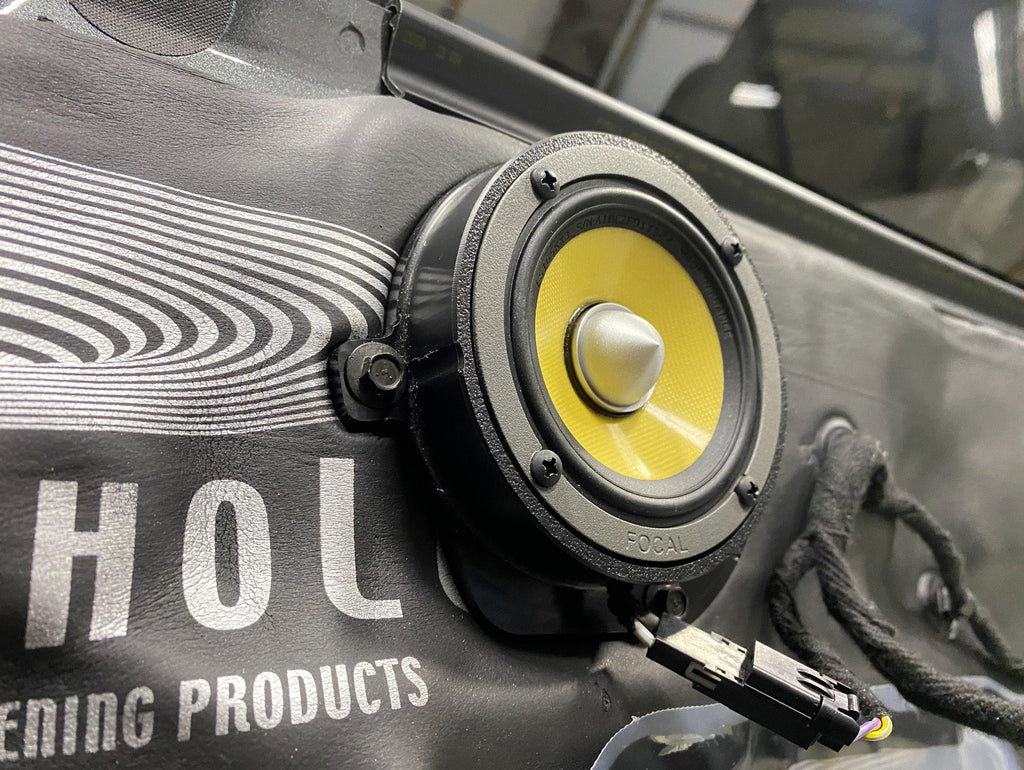 2015-2020 Ford Mustang Custom Mid-Range Adapter for Aftermarket Mid-Range Speakers