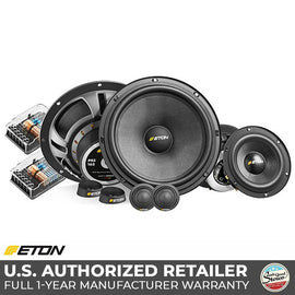 ETON PRS Series 165.3 6.5-inch 3-way Component Speaker Kit
