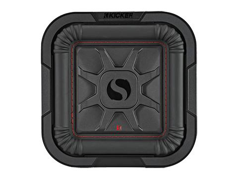 Kicker L7T8 High-Performance 8-inch Shallow Mount Square Subwoofer - Dual 4 Ohm