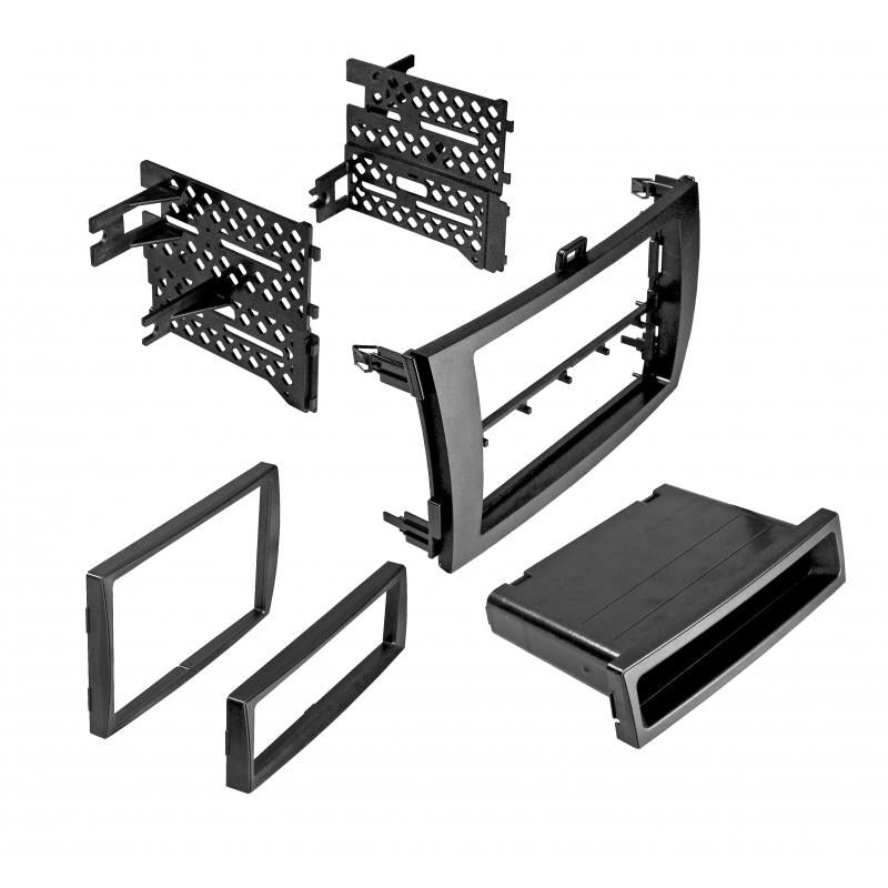 Best Kits BKTOYK949 Double Din/Single Din with Pocket Dash Kit for 2009-2013 Toyota Corolla - Black