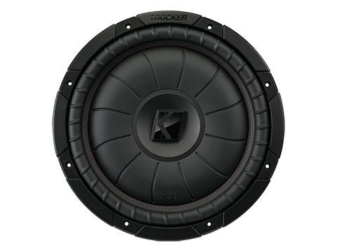 Kicker CVT12 CompVT Series 12-inch Slimline 400w Subwoofer - Single 2 Ohm